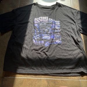 Custom engine black shirt